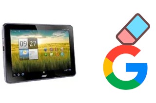 Cómo borrar la cuenta de Google en Acer Iconia Tab A701