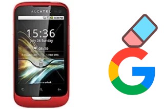 Cómo borrar la cuenta de Google en alcatel OT-985