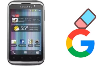 Cómo borrar la cuenta de Google en alcatel OT-991