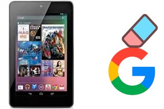 Cómo borrar la cuenta de Google en Asus Google Nexus 7