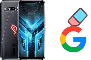 Cómo borrar la cuenta de Google en Asus ROG Phone 3 ZS661KS
