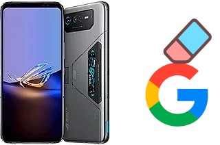 Cómo borrar la cuenta de Google en Asus ROG Phone 6D Ultimate