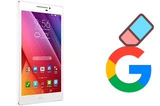 Cómo borrar la cuenta de Google en Asus Zenpad 7.0 Z370CG