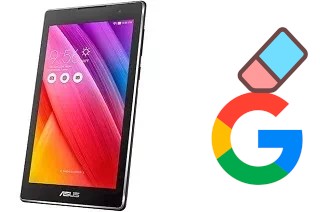 Cómo borrar la cuenta de Google en Asus Zenpad C 7.0