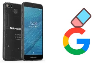 Cómo borrar la cuenta de Google en Fairphone 3