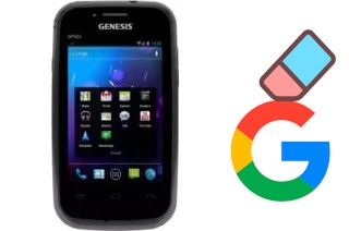 Cómo borrar la cuenta de Google en Genesis GP-353