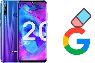 Cómo borrar la cuenta de Google en Honor 20 lite