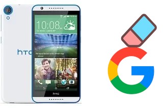 Cómo borrar la cuenta de Google en HTC Desire 820 dual sim
