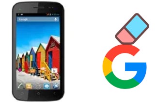 Cómo borrar la cuenta de Google en Micromax A110Q Canvas 2 Plus