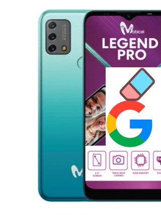 Cómo borrar la cuenta de Google en Mobicel Legend Pro