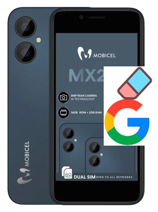 Cómo borrar la cuenta de Google en Mobicel MX2 Plus
