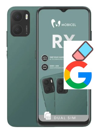 Cómo borrar la cuenta de Google en Mobicel RX