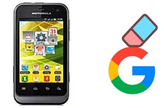 Cómo borrar la cuenta de Google en Motorola Defy Mini XT321