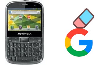 Cómo borrar la cuenta de Google en Motorola Defy Pro XT560
