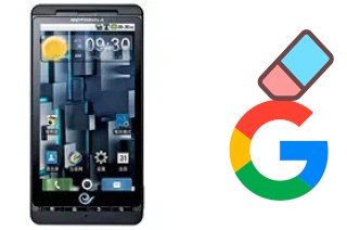 Cómo borrar la cuenta de Google en Motorola DROID X ME811