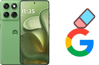 Cómo borrar la cuenta de Google en Motorola Edge 60