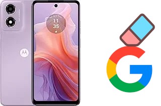 Cómo borrar la cuenta de Google en Motorola Moto E14