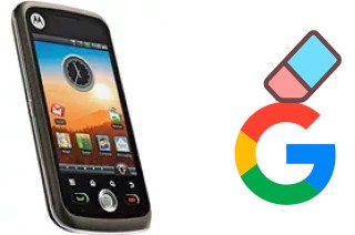 Cómo borrar la cuenta de Google en Motorola Quench XT3 XT502