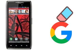 Cómo borrar la cuenta de Google en Motorola RAZR MAXX