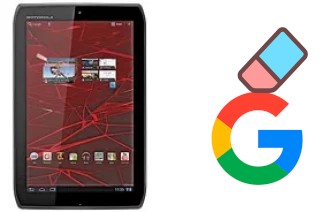 Cómo borrar la cuenta de Google en Motorola XOOM 2 Media Edition 3G MZ608