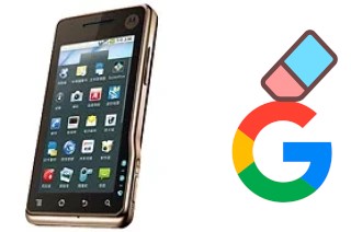 Cómo borrar la cuenta de Google en Motorola XT720 MOTOROI