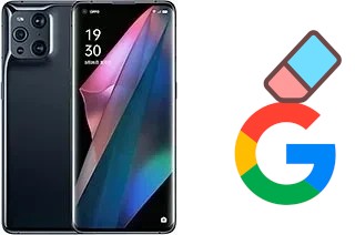 Cómo borrar la cuenta de Google en Oppo Find X3