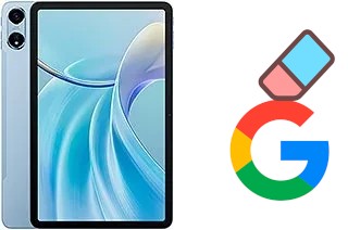 Cómo borrar la cuenta de Google en Oscal Pad 100