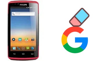 Cómo borrar la cuenta de Google en Philips W7555