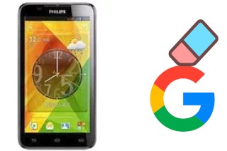 Cómo borrar la cuenta de Google en Philips W8355