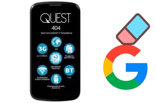 Cómo borrar la cuenta de Google en Qumo Quest 404