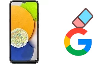 Cómo borrar la cuenta de Google en Samsung Galaxy A03