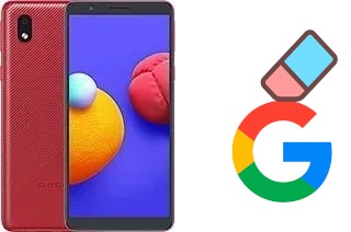 Cómo borrar la cuenta de Google en Samsung Galaxy A01 Core