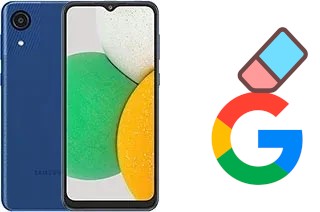 Cómo borrar la cuenta de Google en Samsung Galaxy A03 Core