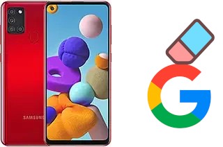 Cómo borrar la cuenta de Google en Samsung Galaxy A21s