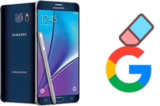 Cómo borrar la cuenta de Google en Samsung Galaxy Note5