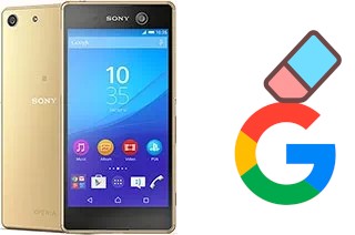 Cómo borrar la cuenta de Google en Sony Xperia M5 Dual