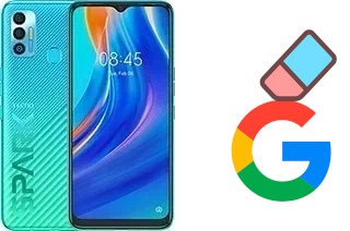 Cómo borrar la cuenta de Google en Tecno Spark 7T