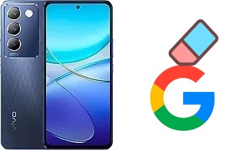 Cómo borrar la cuenta de Google en vivo V40 SE