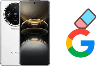 Cómo borrar la cuenta de Google en vivo X100s Pro