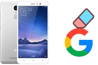 Cómo borrar la cuenta de Google en Xiaomi Redmi Note 3 (MediaTek)