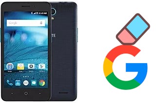 Cómo borrar la cuenta de Google en ZTE Avid Plus