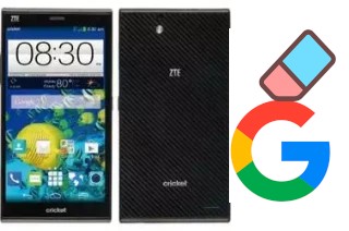 Cómo borrar la cuenta de Google en ZTE Grand X Max