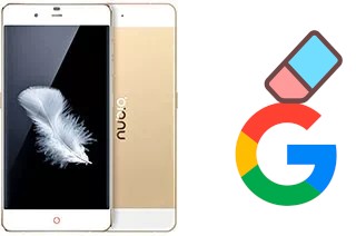 Cómo borrar la cuenta de Google en ZTE nubia My Prague