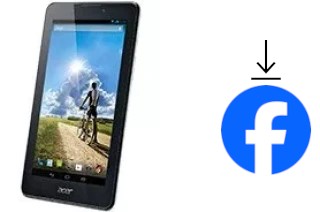 Cómo instalar Facebook en un Acer Iconia Tab 7 A1-713