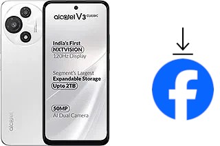 Cómo instalar Facebook en un alcatel V3 Classic
