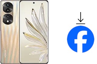 Cómo instalar Facebook en un Honor 70 Pro