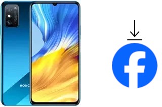 Cómo instalar Facebook en un Honor X10 Max 5G
