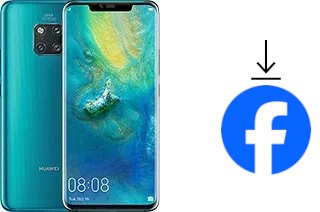 Cómo instalar Facebook en un Huawei Mate 20 Pro