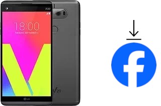 Cómo instalar Facebook en un LG V20