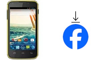Cómo instalar Facebook en un Micromax A092 Unite